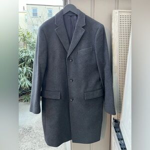 J Crew - Ludlow Topcoat - Charcoal - Wool Cashmere Sz 38S